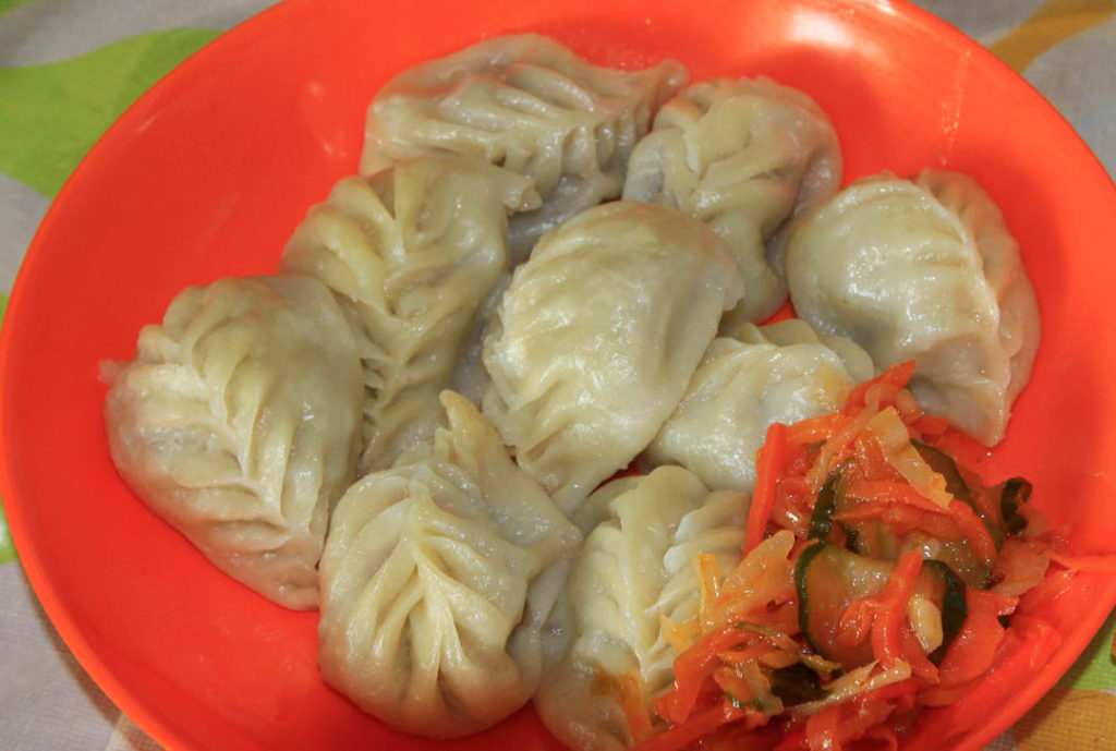 Steamed dumplings