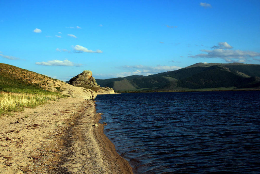 Great White Lake in Arkhangai province