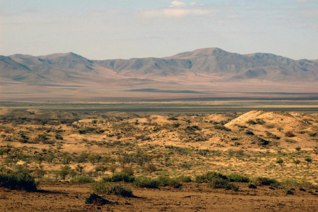 Semi Gobi in Mongolia