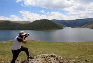 Trekking and driving in the Gobi Desert and Eight lakes