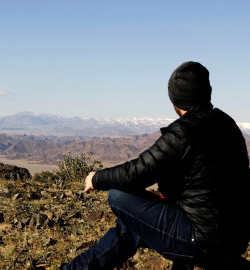 Heading to the west of Mongolia and enjoying the view, Ulgii Mongolia.